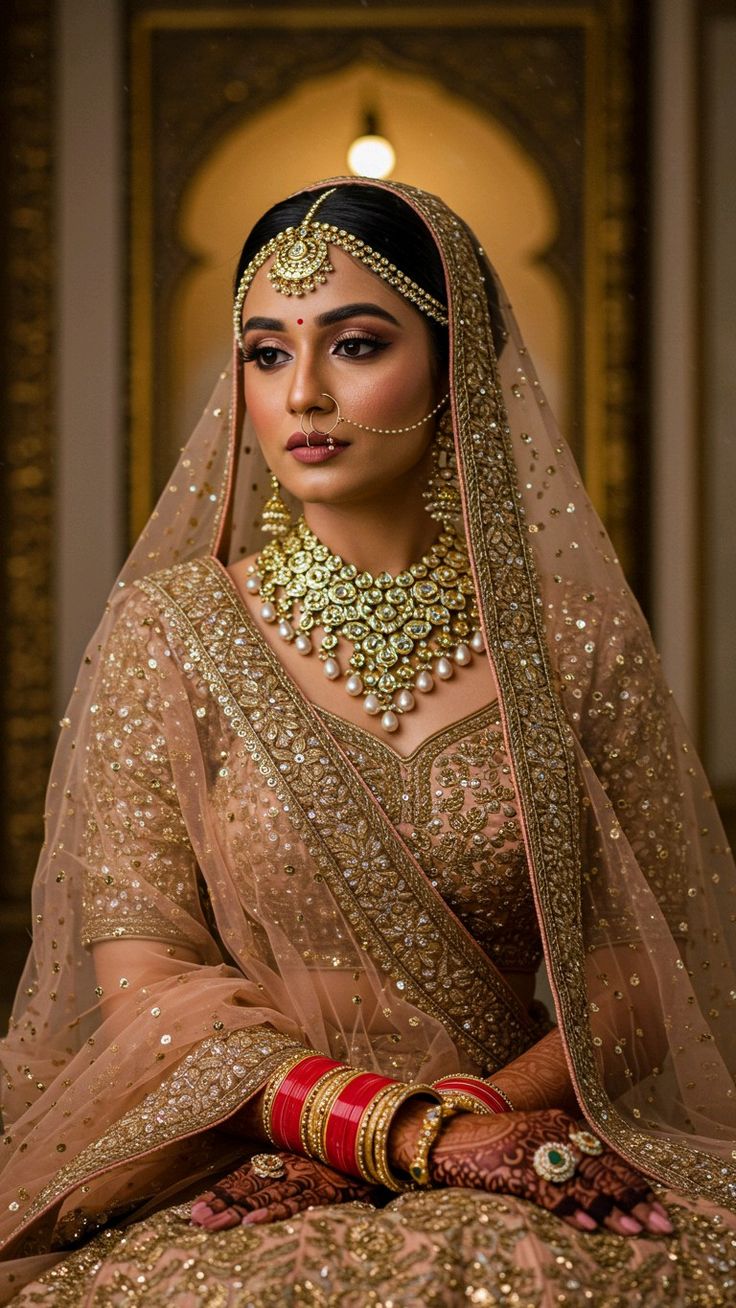 Bride in traditional jewellery